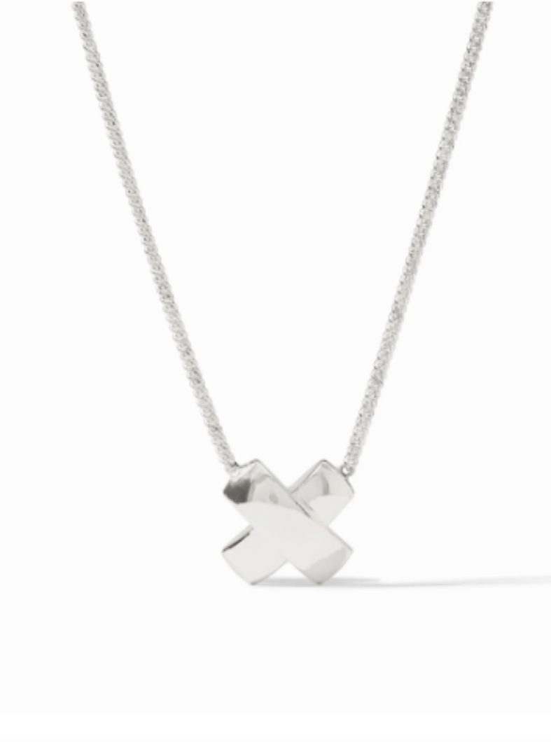 JV Silver Catalina X Delicate Necklace