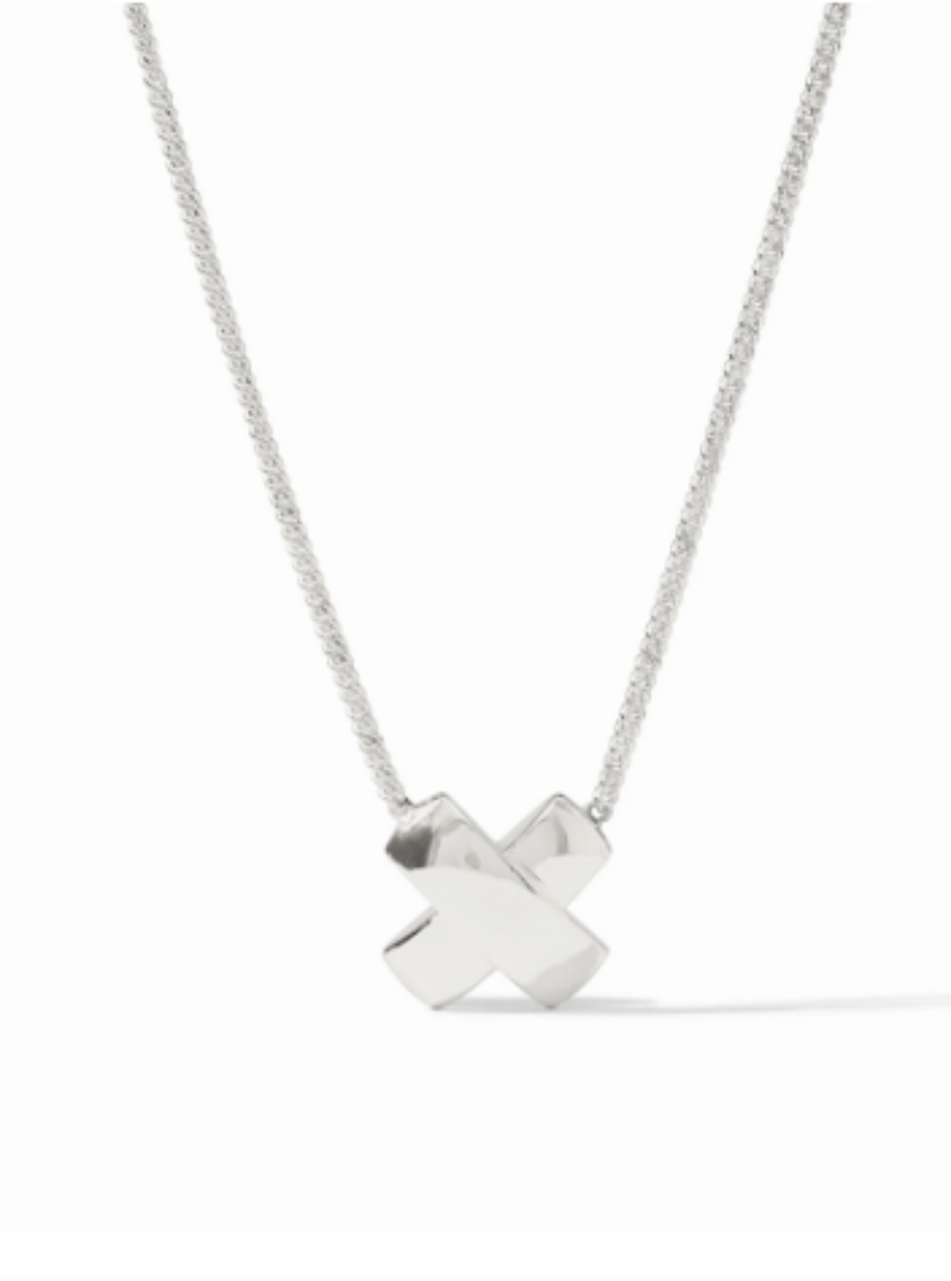 JV Silver Catalina X Delicate Necklace