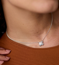 Load image into Gallery viewer, JV Silver Catalina X Delicate Necklace