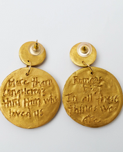 Load image into Gallery viewer, Romans 8:37 Deborah Earrings