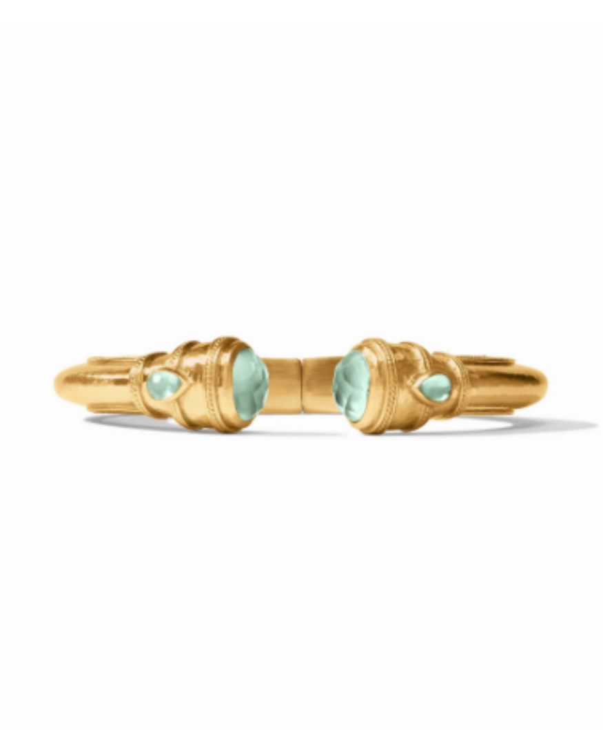 JV Cannes Demi Cuff: Aquamarine