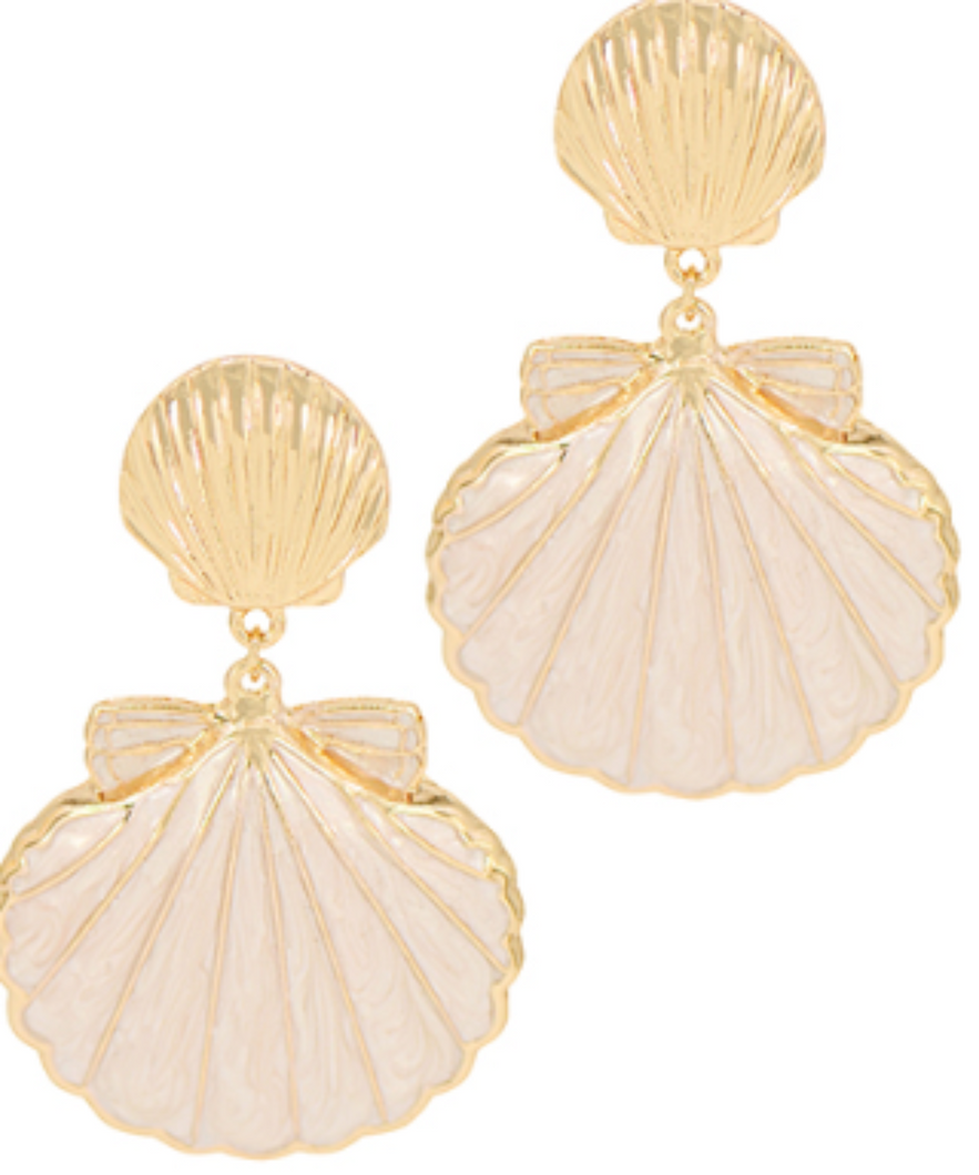 Double Shell Earrings