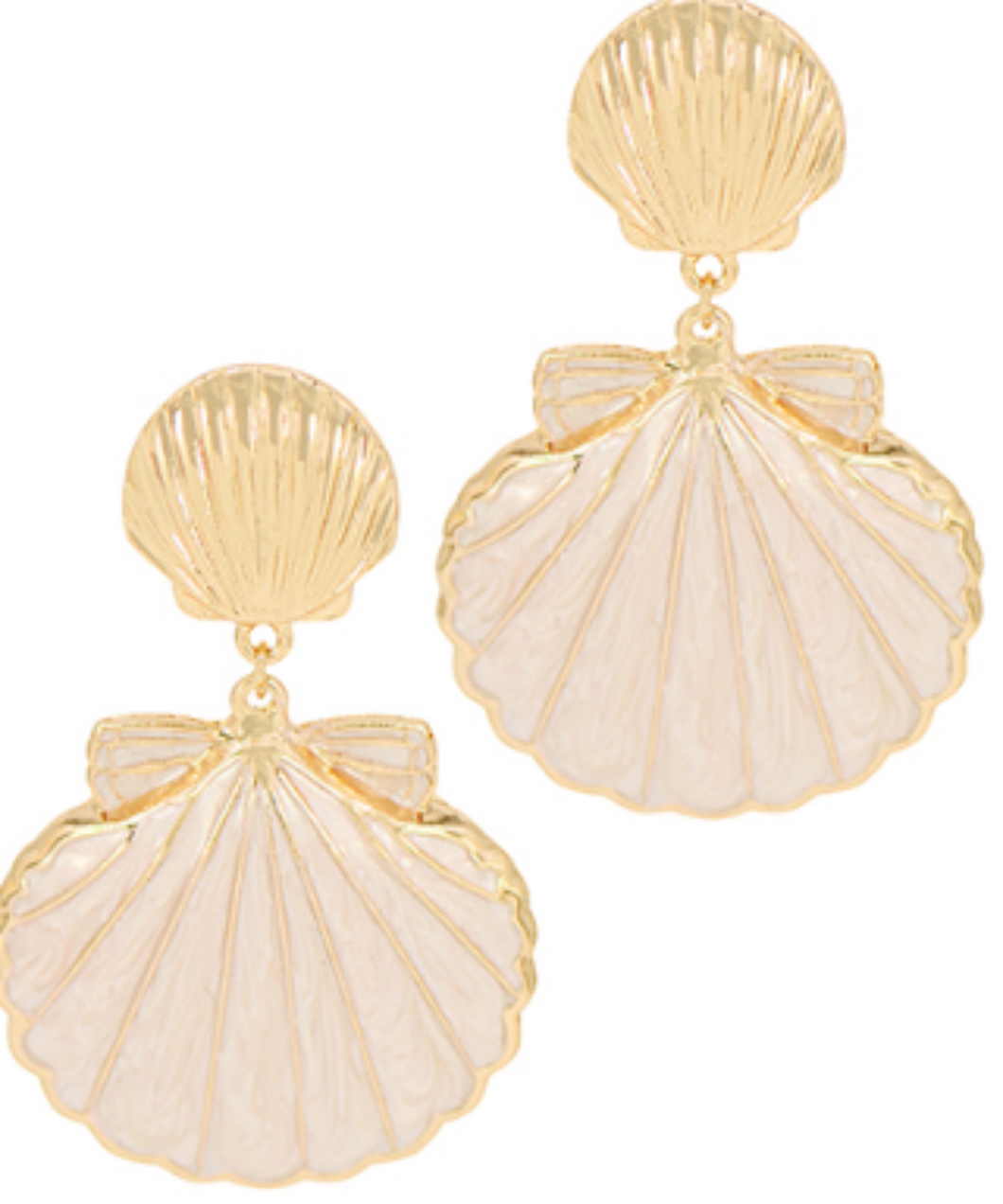 Double Shell Earrings