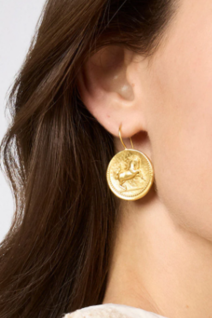 JV Saratoga Horse Earrings