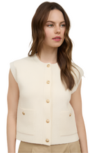 Load image into Gallery viewer, Emory Vest Top: Cream