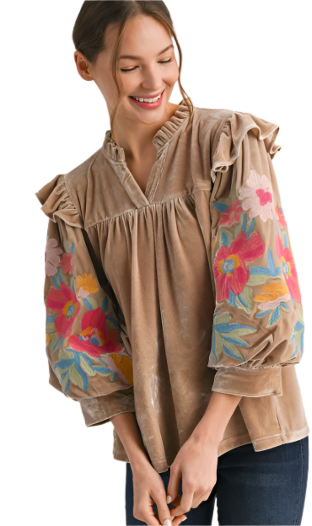 Boho Blooms Top