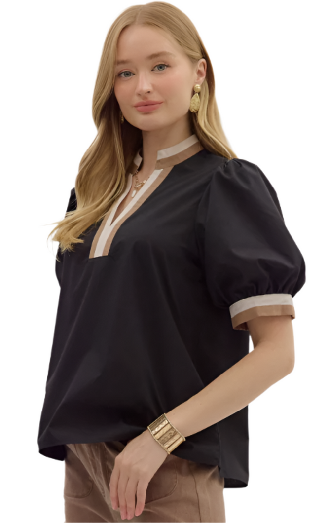 Ellie Blouse: Black