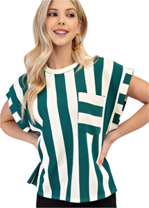 Opposites Attract Top: Green