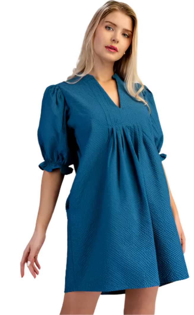 Regal Dress: Teal