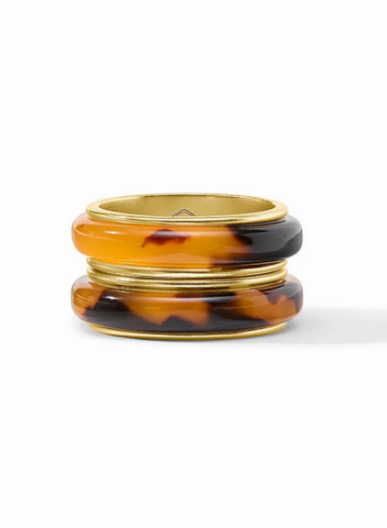 JV Carnaby Tortoiseshell Ring: Size 8