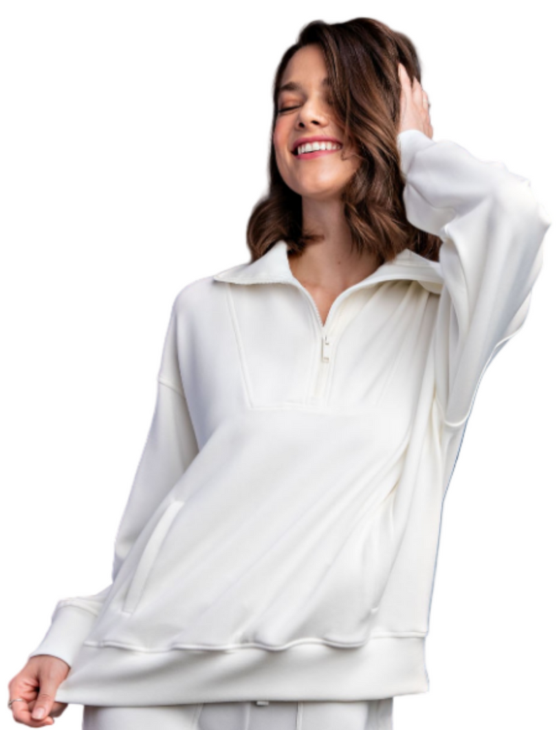 Start Up Pullover: Cream