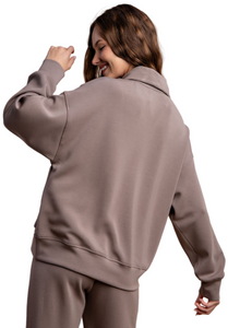 Start Up Pullover: Mocha