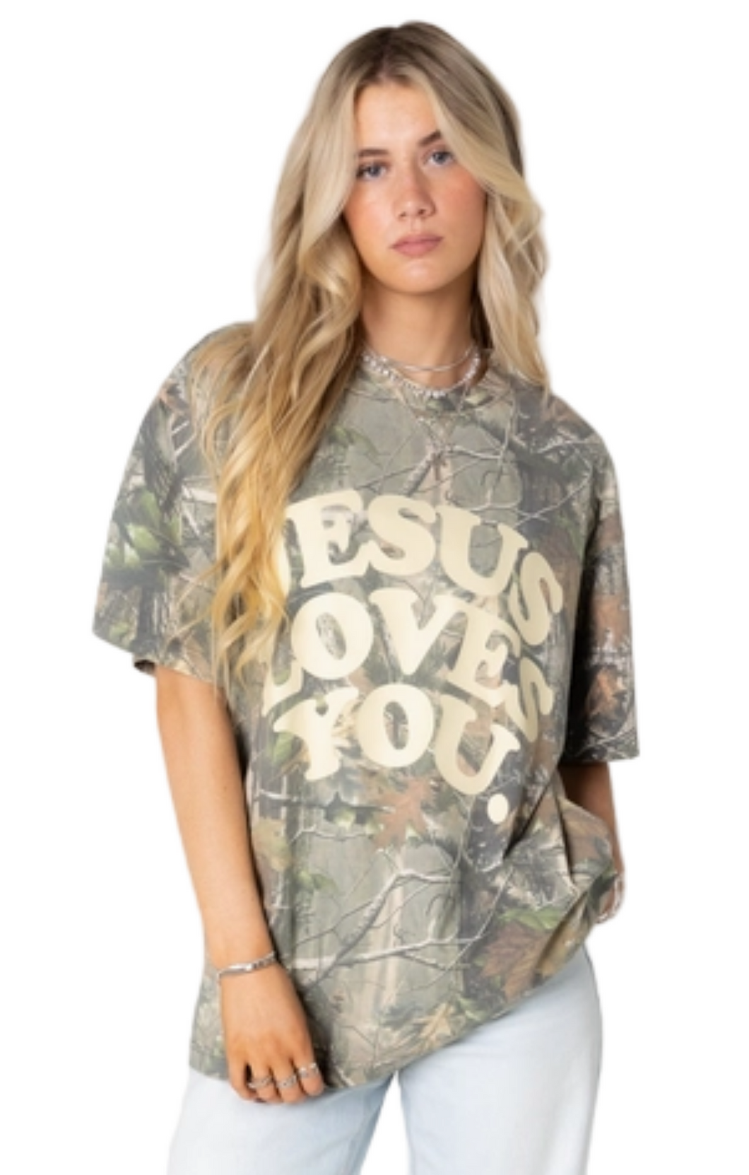 Jesus Camo Tee