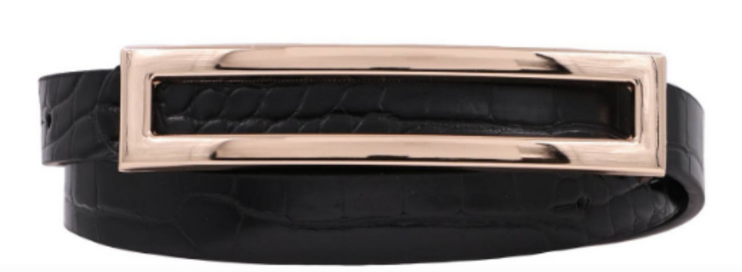 Faux Alligator Belt