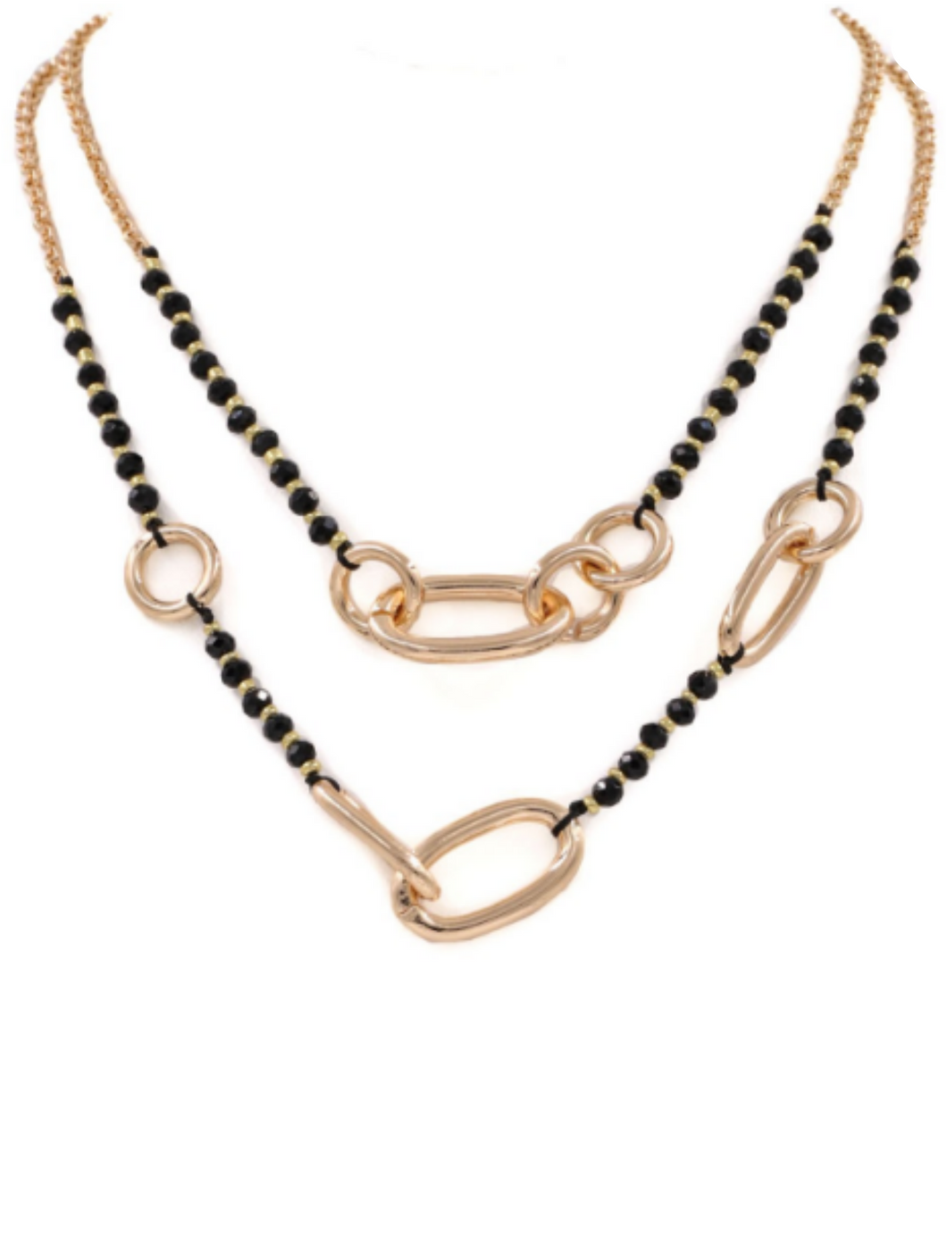 Black & Gold Necklace