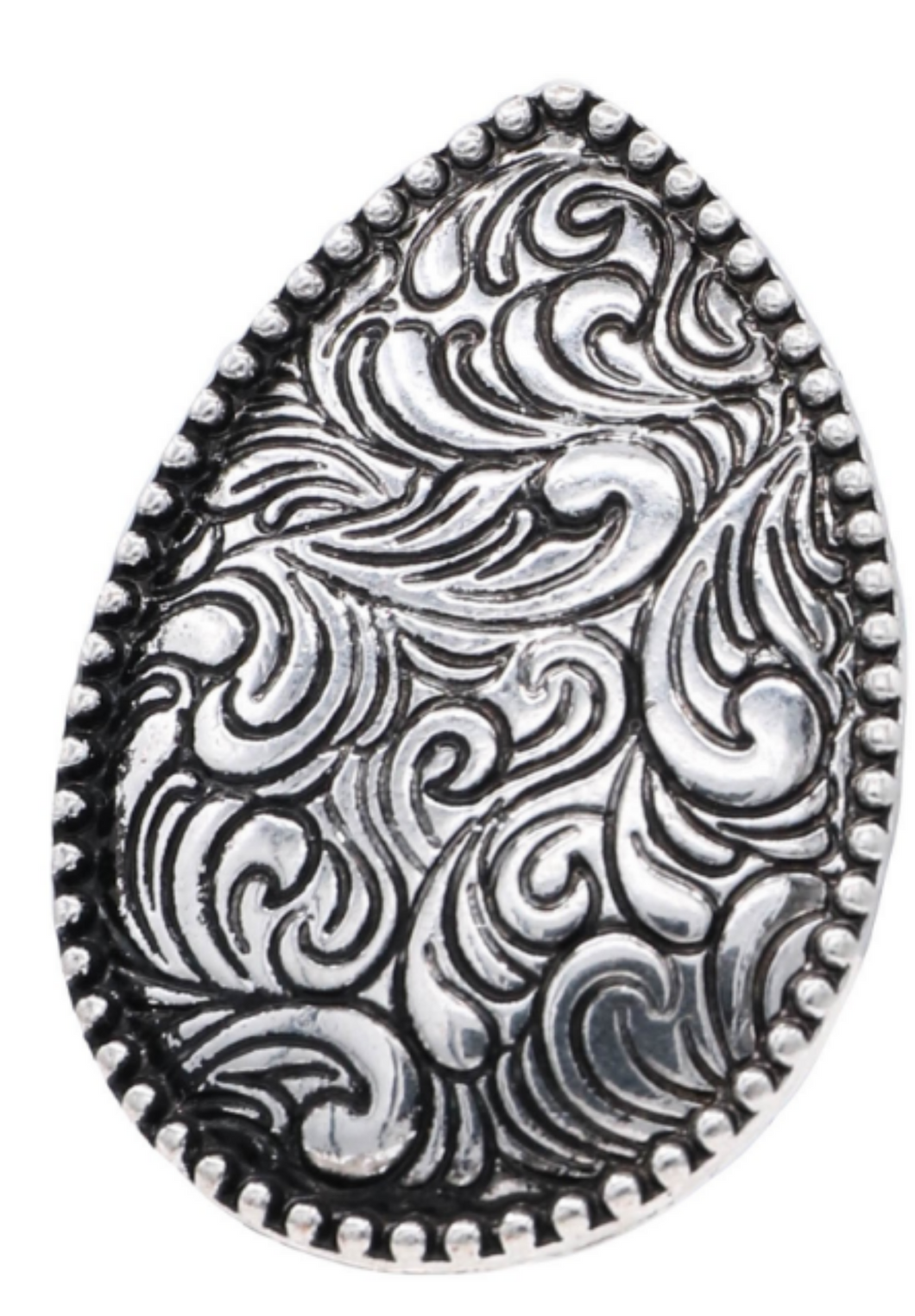 Etched Silver Ring