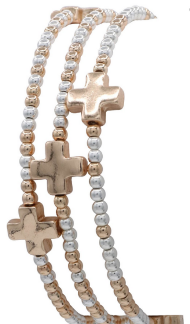 2 Tone Cross Set