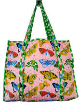 Load image into Gallery viewer, Pink Butterfly Tote