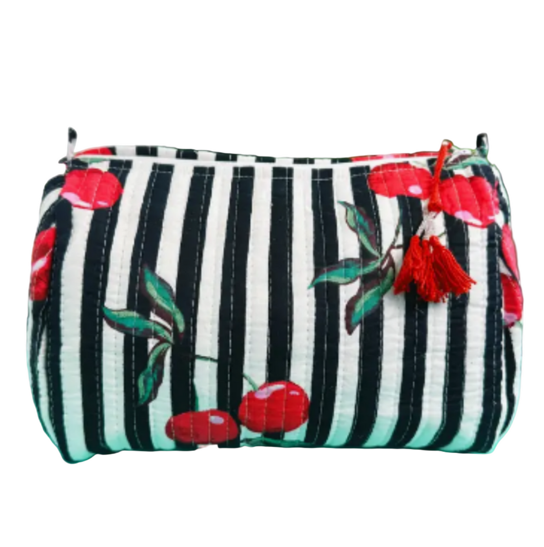 Black Cherry Makeup Bag