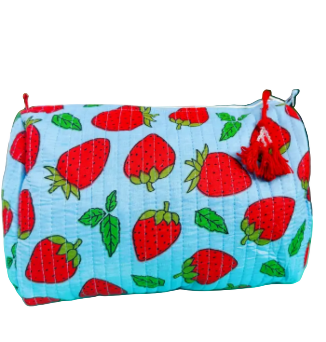 Strawberry Makeup Bag