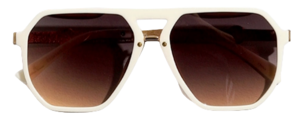 Genesis Sunglasses: White