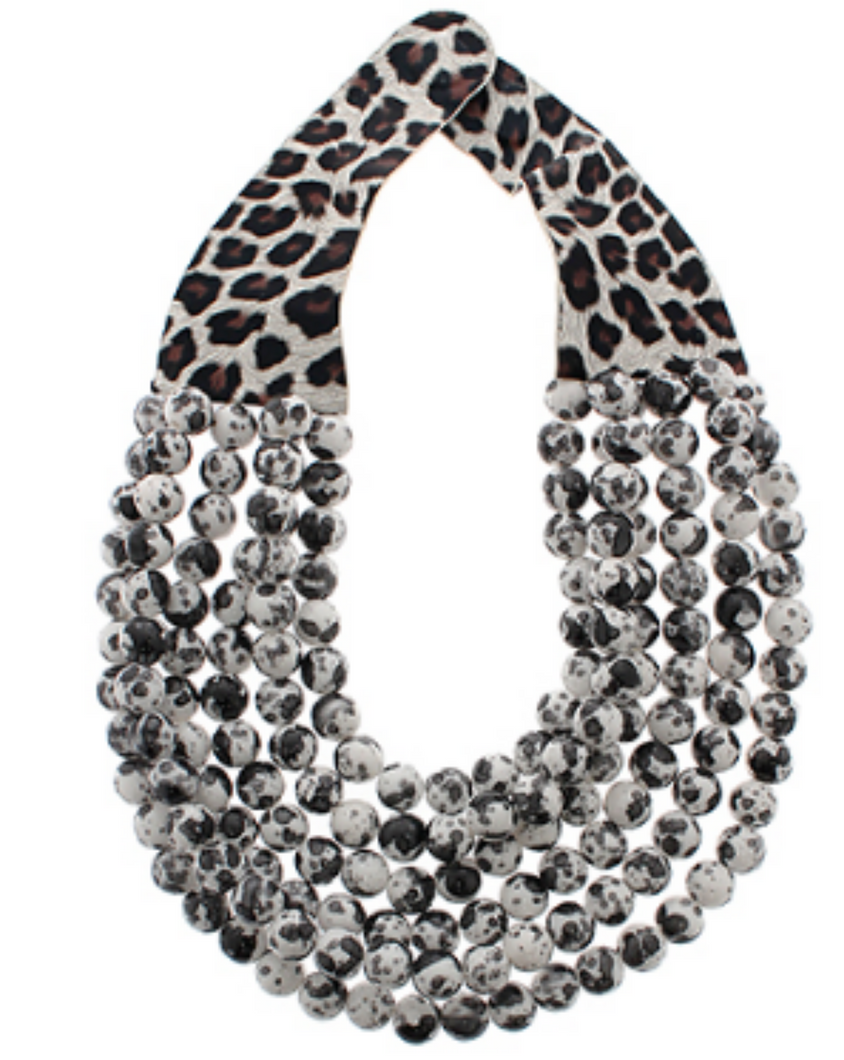 Leopard Magnet Necklace