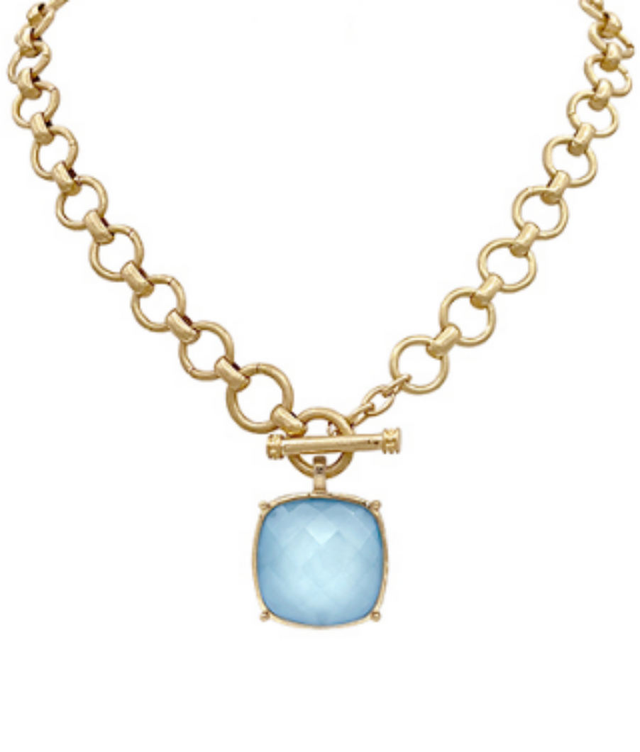 Julie Necklace: Blue