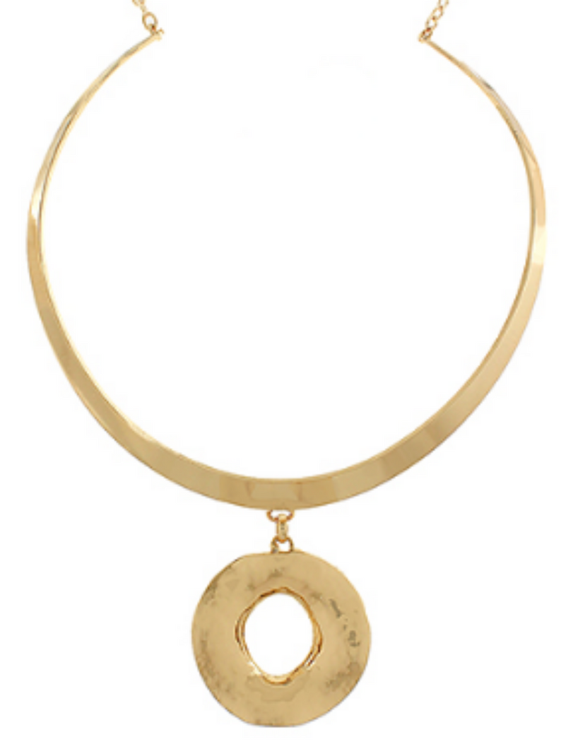 Gold Circle Necklace