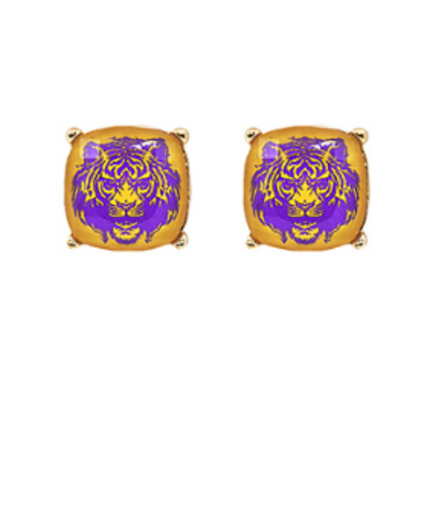 LSU Jewel Studs