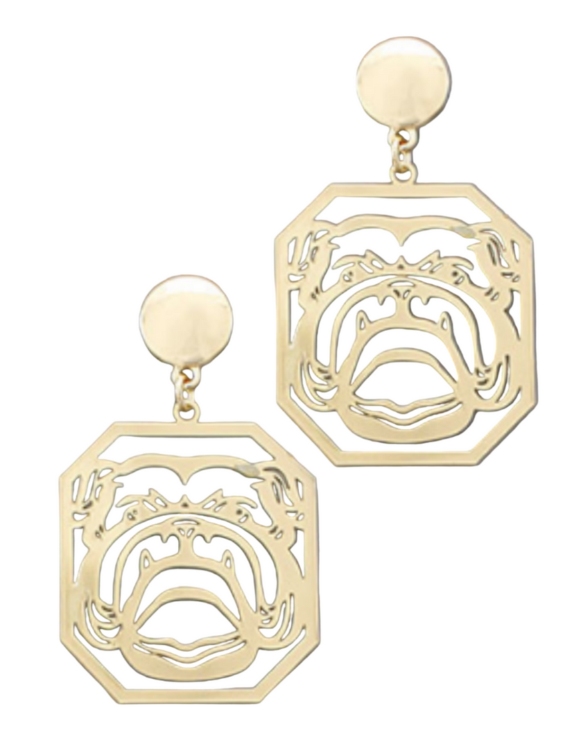 Gold Dawgs Earrings