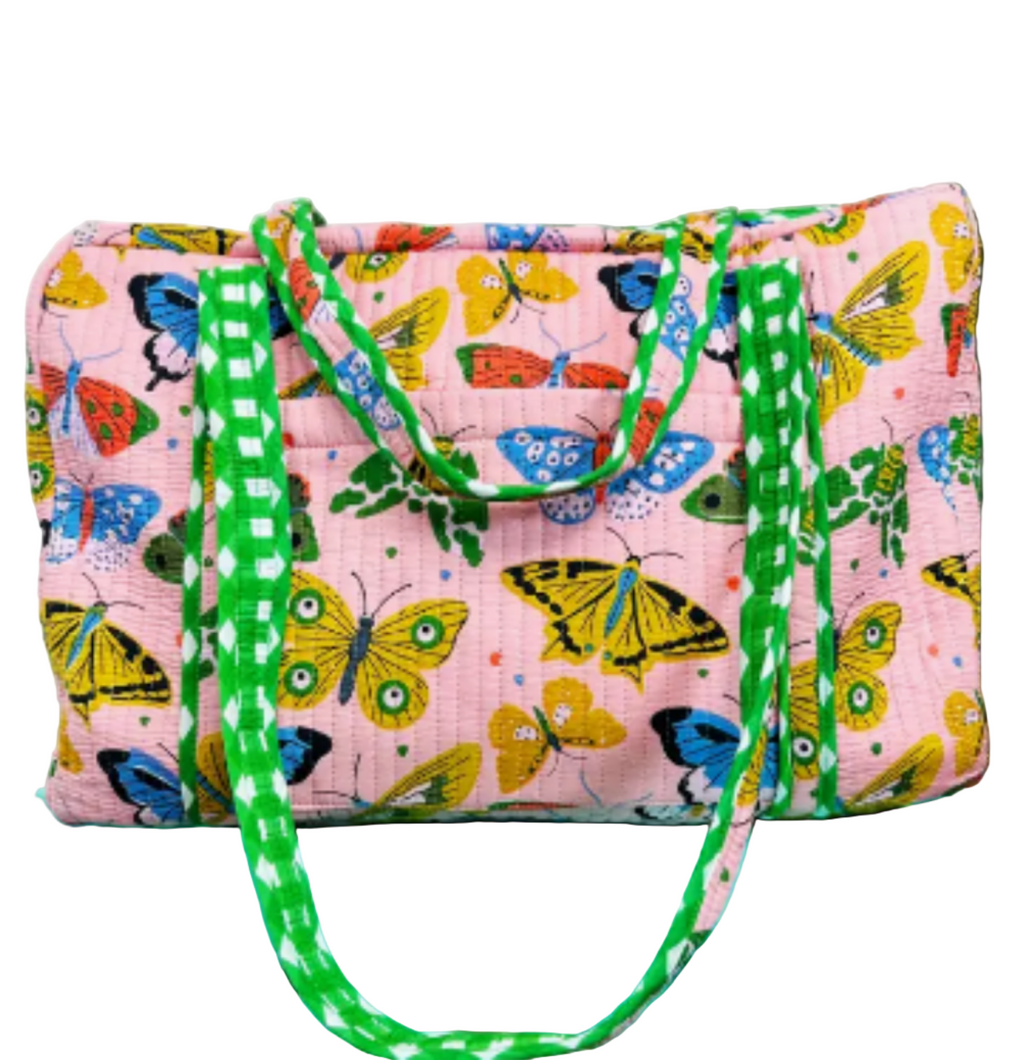 Pink Butterfly Weekender