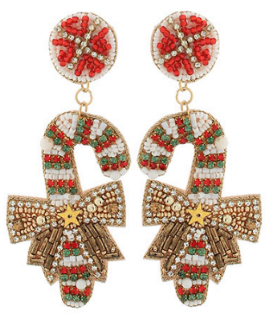Candy Cane Earrings