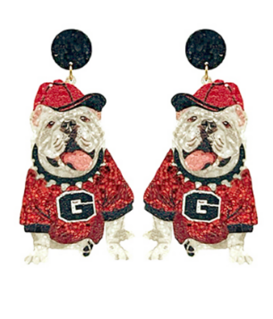 Glitter Dawg Earrings