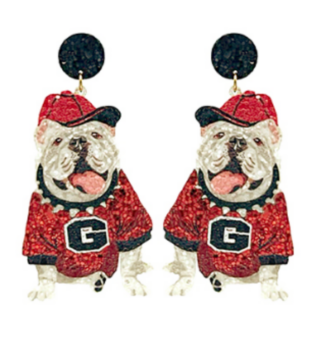 Glitter Dawg Earrings