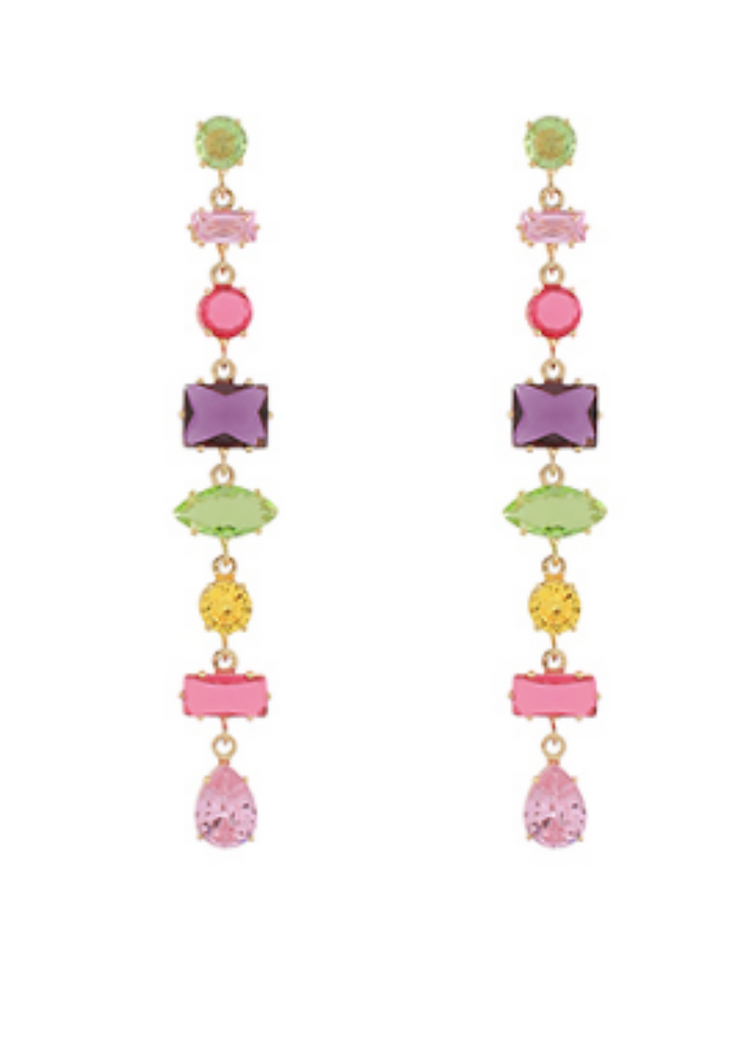 Color Dangle Earrings