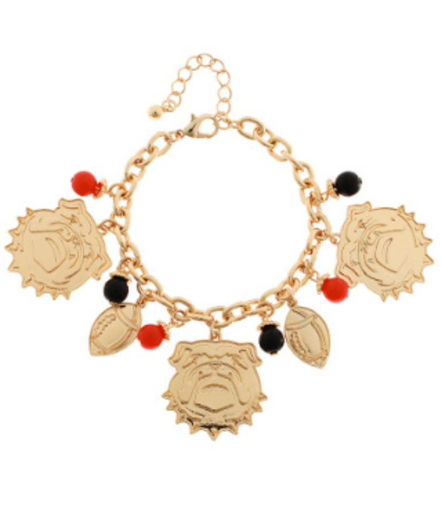 UGA Charm Bracelet