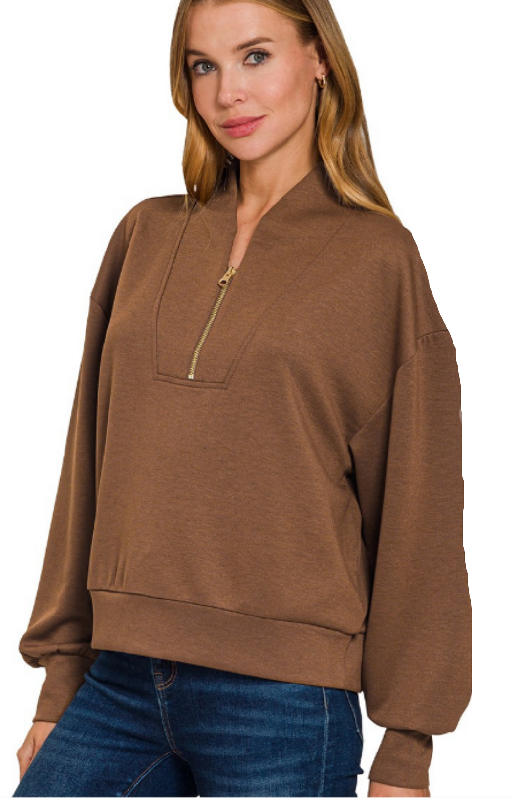 Hayes Pullover: Brown