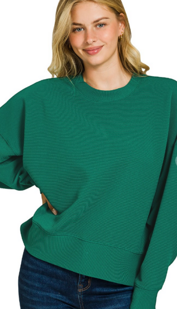 Millie Pullover: Green