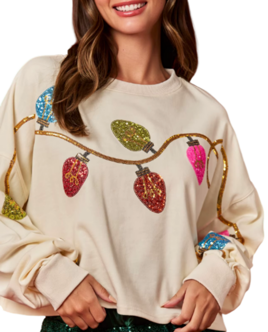 Christmas Lights Top