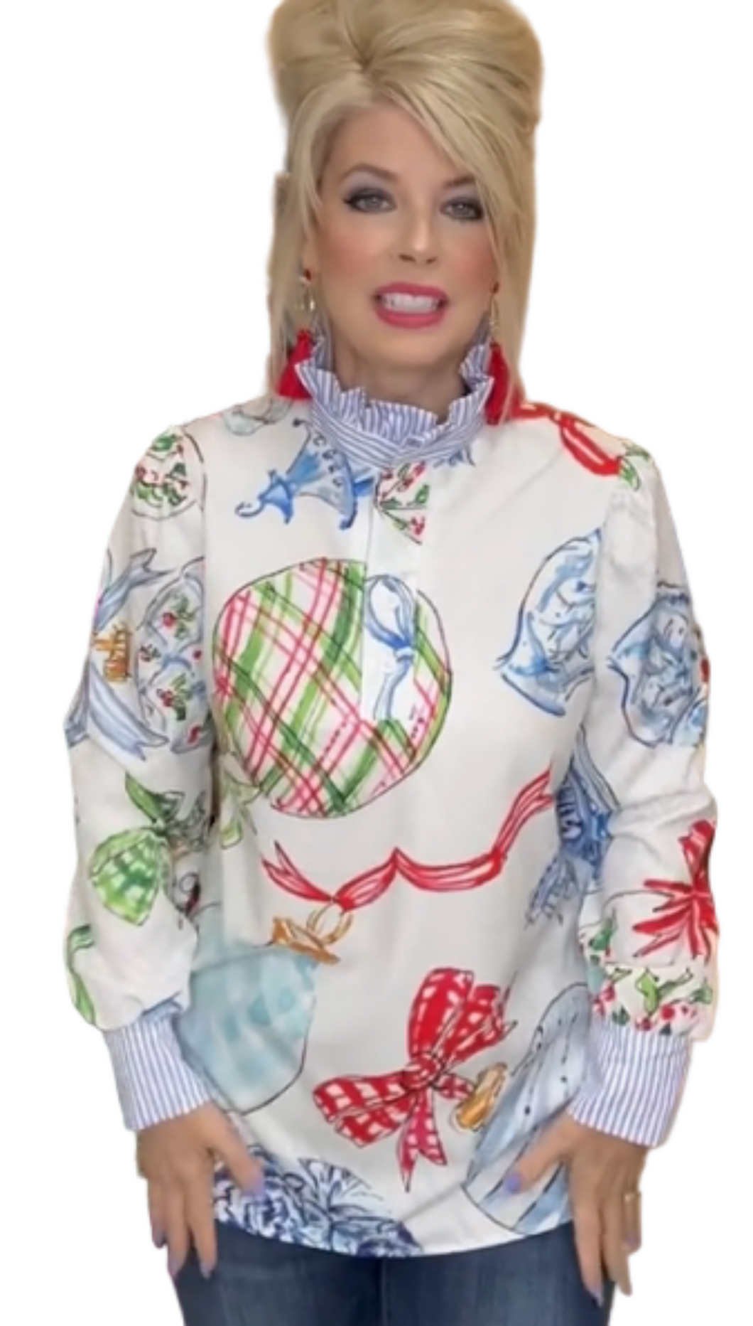 Southern Christmas Blouse