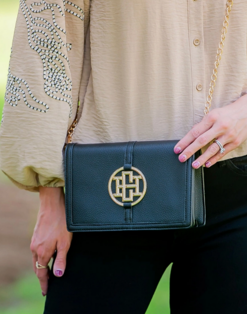 CH Cecelia Handbag: Black