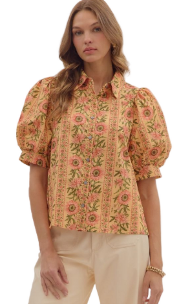 Autumn Blooms Top