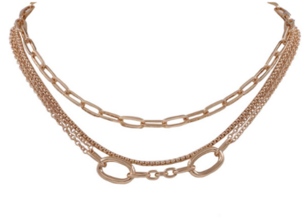 Oval Layer Necklace