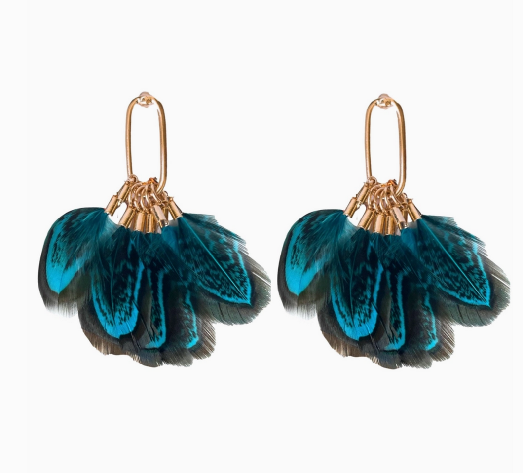 St. Armands Peacock Earrings