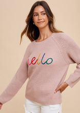 Load image into Gallery viewer, Hello Sweater: Medium