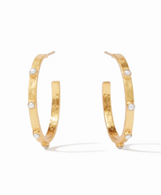 Load image into Gallery viewer, JV Crescent Pearl Hoop: Large