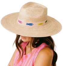 Load image into Gallery viewer, Colorful Fin XS/S Palm Hat by Sunshine Tienda