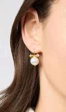 Load image into Gallery viewer, JV Bamboo Pearl Earrings