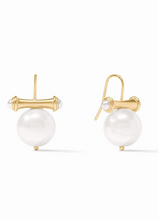 Load image into Gallery viewer, JV Bamboo Pearl Earrings