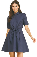Load image into Gallery viewer, Patton Dress: Navy